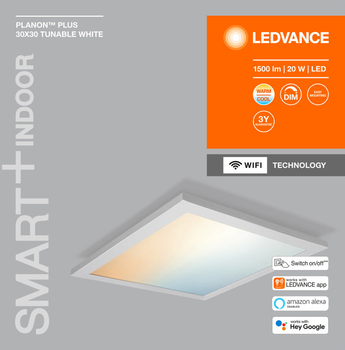 Ledvance SMART+ Planon Plus LED-armatur 20 W